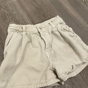 Zara Kids Cream Casual Shorts